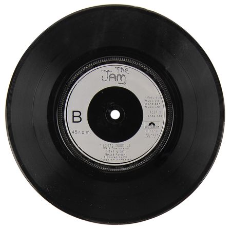 Lot #3578 The Jam Signed 45 RPM Single Record - 'Down in the Tube Station at Midnight' - Image 4