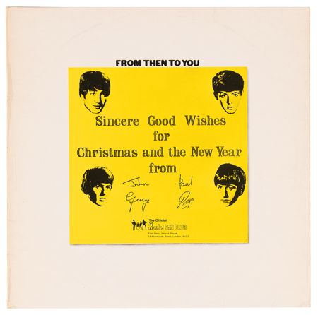 Lot #3123 Beatles 1970 Fan Club Christmas Album - 'From Then to You' - Image 1