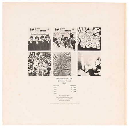 Lot #3123 Beatles 1970 Fan Club Christmas Album - 'From Then to You' - Image 2