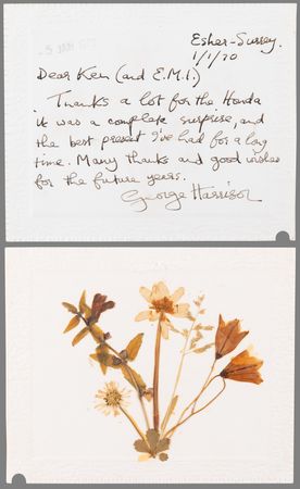 Lot #3035 George Harrison Autograph Letter Signed to EMI Records - Dated Four Months Before the Beatles Breakup - Image 1