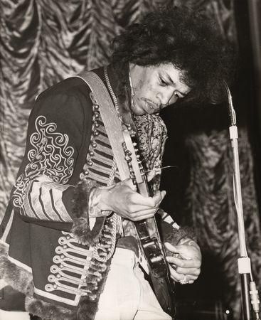 Lot #3243 Jimi Hendrix Vintage Photograph