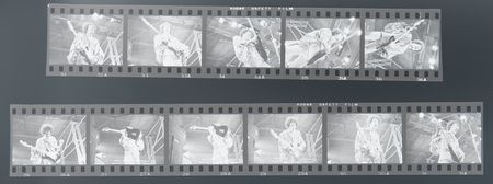 Lot #3230 Jimi Hendrix (2) Negative Film Strips from the 1970 Isle of Wight Festival - Image 2