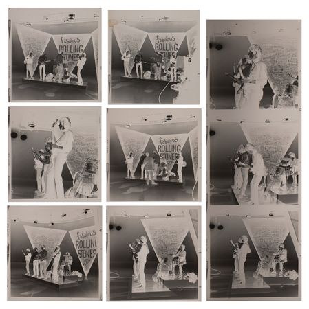 Lot #3263 Rolling Stones (9) Negatives from Ready Steady Go in 1964 - Image 1