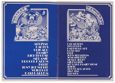 Lot #3238 Jimi Hendrix: Isle of Wight Festival 1970 Original Program and Press Pass - Image 2