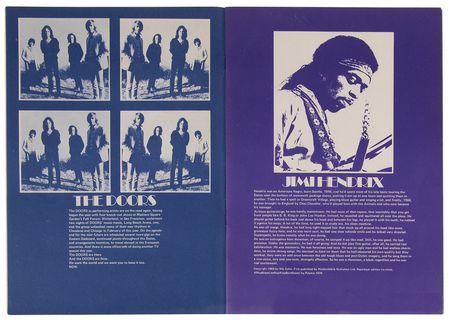 Lot #3238 Jimi Hendrix: Isle of Wight Festival 1970 Original Program and Press Pass - Image 4