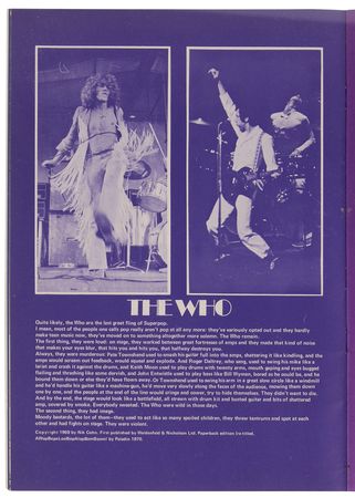 Lot #3238 Jimi Hendrix: Isle of Wight Festival 1970 Original Program and Press Pass - Image 5