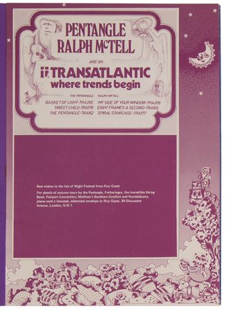 Lot #3238 Jimi Hendrix: Isle of Wight Festival 1970 Original Program and Press Pass - Image 6