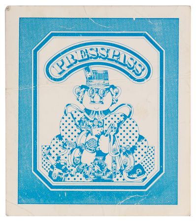 Lot #3238 Jimi Hendrix: Isle of Wight Festival 1970 Original Program and Press Pass - Image 8