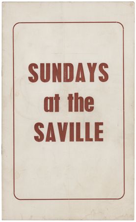 Lot #3302 The Who and Cream 1967 'Sundays at the Saville' Program - Image 4