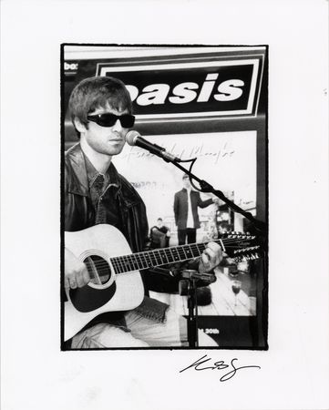 Lot #3691 Oasis: Noel Gallagher Photograph by Michael Spencer Jones - Image 1