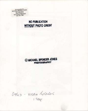 Lot #3691 Oasis: Noel Gallagher Photograph by Michael Spencer Jones - Image 2