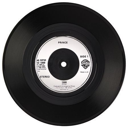 Lot #3635 Prince Signed 45 RPM Promo Single - '1999 / Little Red Corvette' - Image 3