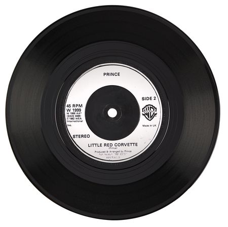 Lot #3635 Prince Signed 45 RPM Promo Single - '1999 / Little Red Corvette' - Image 4