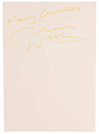 Lot #3549 Stephen Stills and Graham Nash (2) Signed Items - Image 2