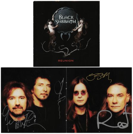 Black Sabbath Signed CD - Reunion | RR Auction