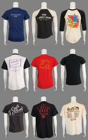 Lot #3601 J. Geils Band Lot of (9) Concert and Tour Shirts - Image 2