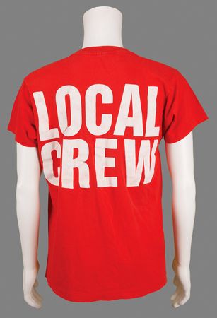 Lot #3594 Bon Jovi 1992-1993 Keep the Faith World Tour Crew T-Shirt - Image 2