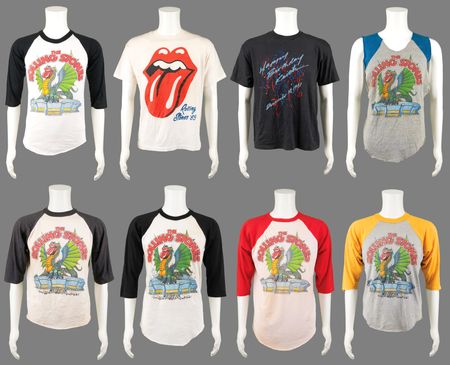 Lot #3279 Rolling Stones Collection of (15) Crew and Tour Shirts - Image 1