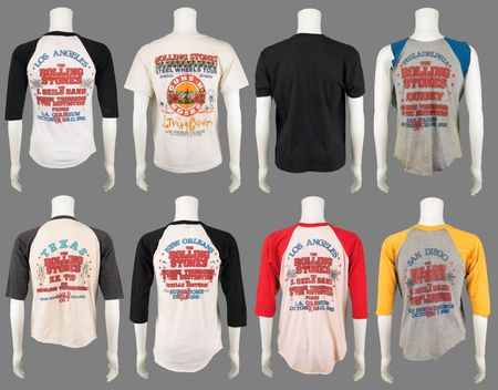 Lot #3279 Rolling Stones Collection of (15) Crew and Tour Shirts - Image 2