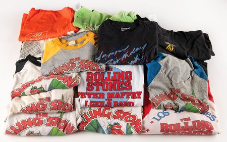 Lot #3279 Rolling Stones Collection of (15) Crew and Tour Shirts - Image 3