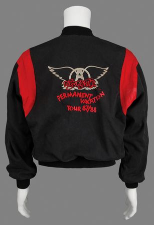 Lot #3474 Aerosmith 1987-1988 Permanent Vacation Tour Crew Jacket - Image 1