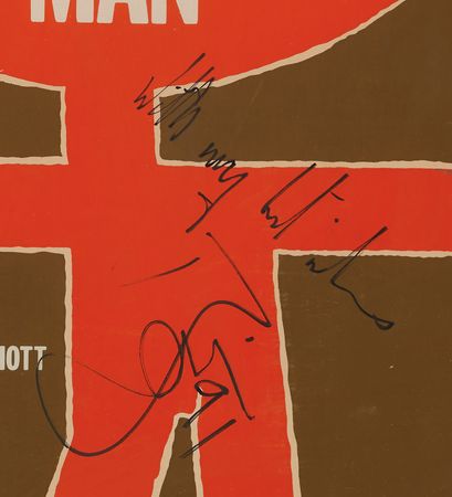 Lot #3483 David Bowie Signed Poster for The Elephant Man (13.5? x 21.5?) - Image 2