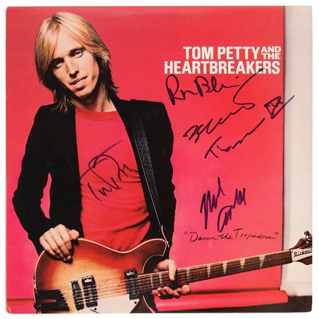 Lot #3533 Tom Petty and the Heartbreakers Signed Album - Damn the Torpedoes - Image 1