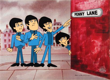 Lot #3128 Beatles (6) Sericels by DenniLu Co. (Ltd. Ed. of 500) - Image 3