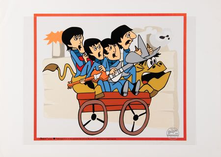 Lot #3128 Beatles (6) Sericels by DenniLu Co. (Ltd. Ed. of 500) - Image 6