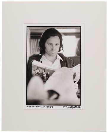 Lot #3306 Jim Morrison Oversized Photograph Signed