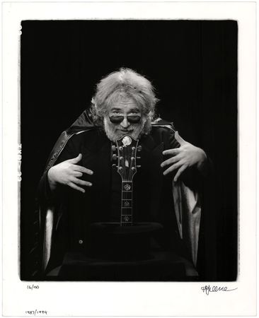Lot #3309 Jerry Garcia Oversized Photograph Signed