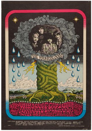 Lot #3467 The Youngbloods (3) Avalon Ballroom Concert Posters (14˝ x 20˝) - Image 3