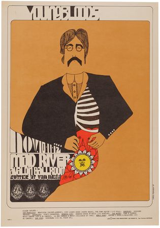 Lot #3467 The Youngbloods (3) Avalon Ballroom Concert Posters (14˝ x 20˝) - Image 4