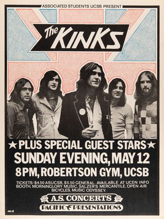 Lot #3406 Concert Poster Lot of (10) with Grateful Dead, Jimi Hendrix, and The Kinks - Image 10