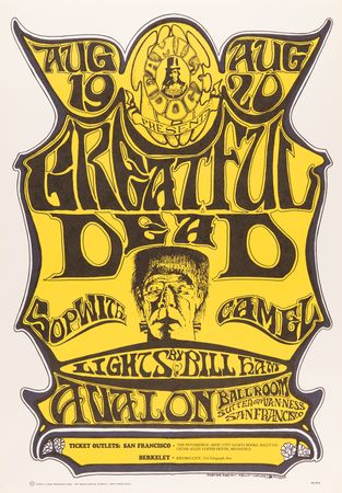 Lot #3406 Concert Poster Lot of (10) with Grateful Dead, Jimi Hendrix, and The Kinks - Image 2