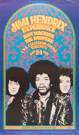 Lot #3406 Concert Poster Lot of (10) with Grateful Dead, Jimi Hendrix, and The Kinks - Image 9