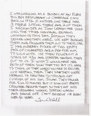 Lot #3030 John Lennon Signed Cigarette Package - Image 7