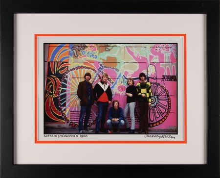 Lot #3421 Buffalo Springfield Oversized Photograph Signed by Henry Diltz - Image 1