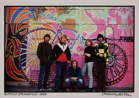 Lot #3421 Buffalo Springfield Oversized Photograph Signed by Henry Diltz - Image 2