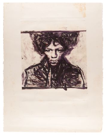 Lot #3250 Jimi Hendrix: George Pratt 'Voodoo Child: The Illustrated Legend of Jimi Hendrix' Artwork - Image 12