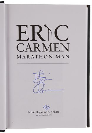 Lot #3493 Eric Carmen Signed Book - Marathon Man (Ltd. Ed. #250/250) - Image 4
