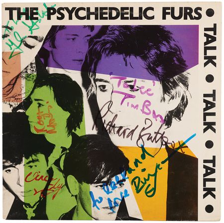 Lot #3620 Psychedelic Furs Signed Album - Talk Talk Talk - Image 1