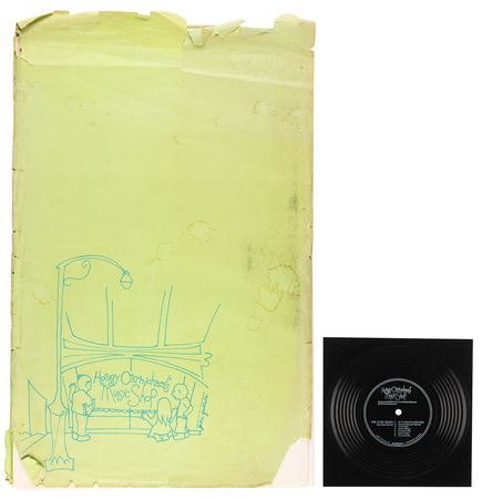 Lot #3369 Hoagy Carmichael's Music Shop Sheet Music Posters and Flexi-Disc Record - Image 1
