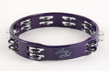 Lot #3636 Prince 'Purple Rain Tour' Tambourine - From the Collection of Susie Davis - Image 1