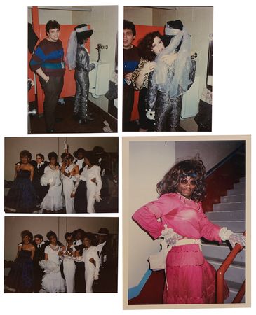 Lot #3651 Prince Purple Rain Tour Items - Rare VHS Christmas Video and (5) Drag Photographs of the Sheila E. Band - From the Collection of Susie Davis - Image 2