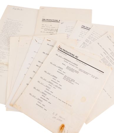 Lot #3652 Prince Purple Rain Tour Itinerary Documents - From the Collection of Susie Davis - Image 1