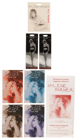 Lot #3675 Mylene Farmer 1996 France Tour Ephemera Collection - From the Collection of Susie Davis - Image 5