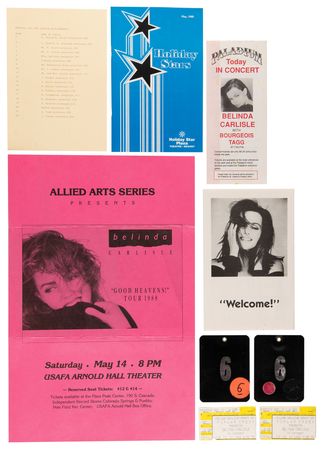 Lot #3595 Belinda Carlisle 1998 ?Good Heavens!? Tour Collection - From the Collection of Susie Davis - Image 7