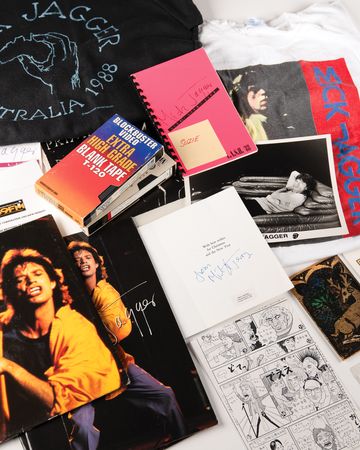 Lot #3259 Mick Jagger 1988 Australasian Tour Ephemera Collection with (4) Signed Christmas Cards - From the Collection of Susie Davis - Image 1