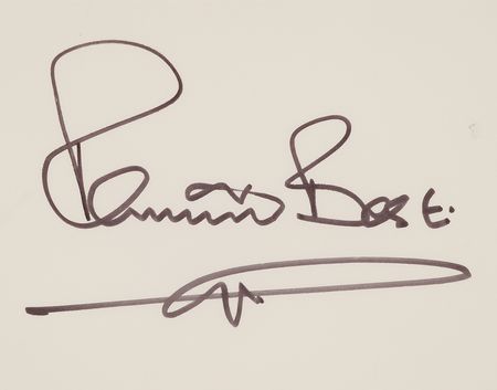 Lot #3161 Pete Best Signed Drum Head - Image 2